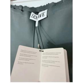 Loewe Green Distressed Leather Shorts 6