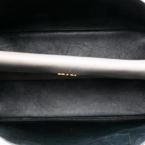 Prada Grey Large Saffiano Cuir Double Satchel 4