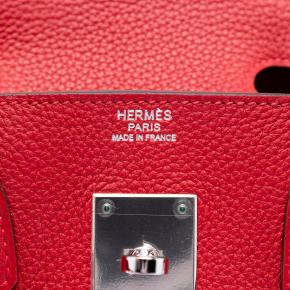 Hermes Red Clemence Birkin Retourne 30 5