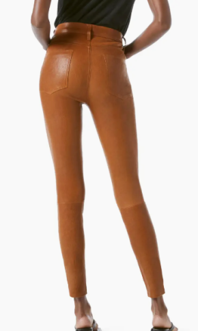 Frame Le High Skinny Leather Jeans 4