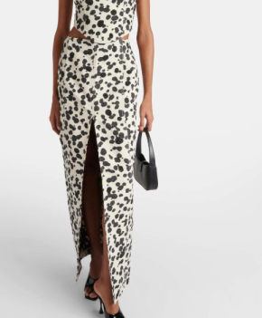 Area Dalmatian Denim Skirt 5