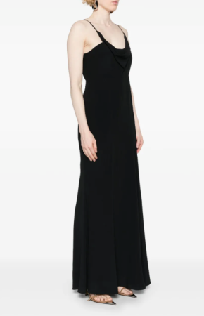 Isabel Marant Kapri Cowl-Neck Crepe Maxi Dress 4
