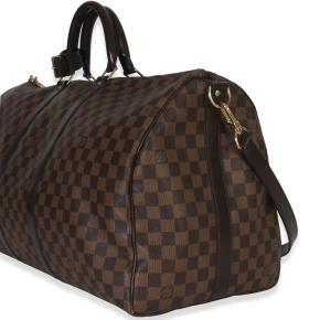 Louis Vuitton Damier Ebene Canvas Keepall Bandouliere 55 4