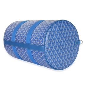 Goyard Sky Blue Goyardine Barrel 40 Sports Bag 5