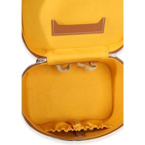 Goyard Gold Black Goyardine Canvas Muse Vanity Case 5