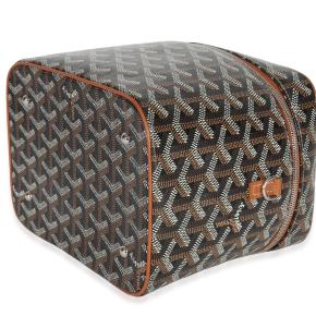 Goyard Gold Black Goyardine Canvas Muse Vanity Case 7