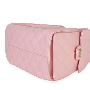 Chanel Baby Pink Quilted Caviar Small Chanel 25 Hobo 7