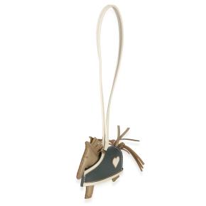 Hermès Mangrove Milo Lambskin Grigri Rodeo Robeo Coeur PM 2