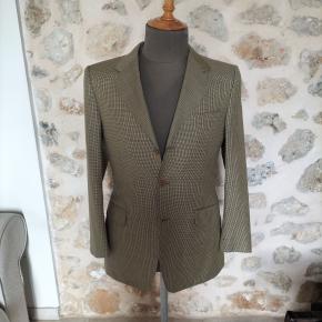 Canali Navy/Beige Dogtooth Blazer 2