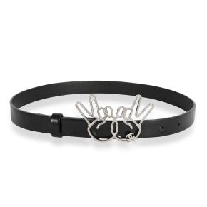 Chanel  Crystal Peace Sign Emoji Belt 65/26 4