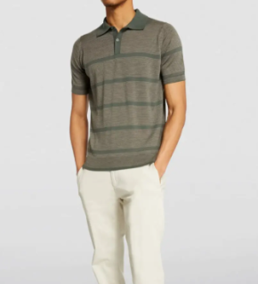 John Smedley Merino Wool Webb Polo Shirt 2