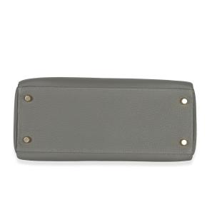 Hermès Kelly 28 Gris Meyer Clemence GHW 7
