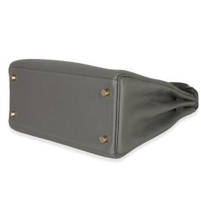 Hermès Kelly 28 Gris Meyer Clemence GHW 6