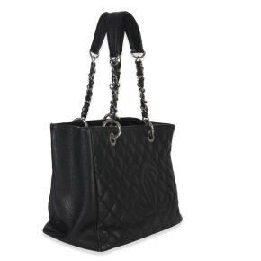 Chanel  Large Quilted Caviar Grand Shopper Tote 3