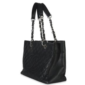 Chanel  Large Quilted Caviar Grand Shopper Tote 4