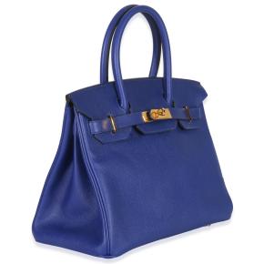 Hermès  Epsom Birkin 30 GHW Bleu Electrique 3