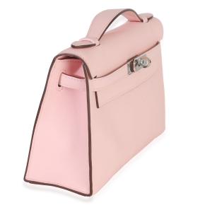 Hermès Swift Kelly Pochette Rose Sakura PHW 3