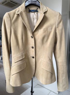 Ralph Lauren Beige Suede Blazer 2