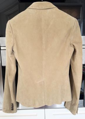 Ralph Lauren Beige Suede Blazer 3