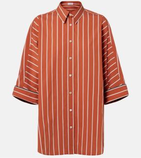 Brunello Cucinelli Striped Cotton Shirt 2