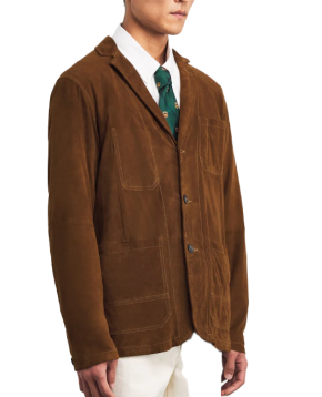 Polo Ralph Lauren Suede Unstructured Blazer 6