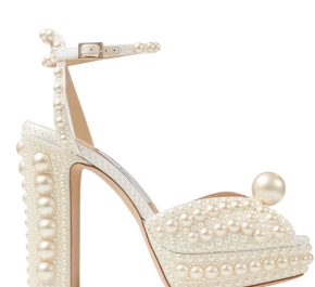 Jimmy Choo Sacaria 120 Pearl-Embellished Satin Platform Sandals 4
