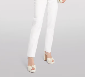 Jimmy Choo Sacaria 120 Pearl-Embellished Satin Platform Sandals 2