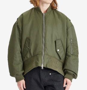 JW Anderson Oversized Curved Hem Bomber Jacket 5