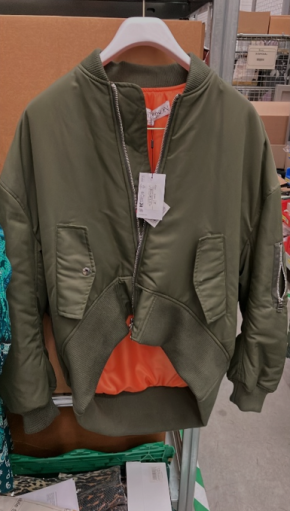 JW Anderson Oversized Curved Hem Bomber Jacket 6