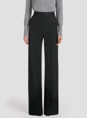Victoria Beckham Alina Trouser In Black 3