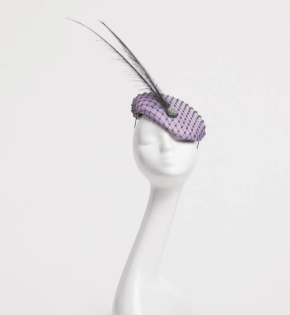 Victoria Grant Feathered Sinamay Fascinator 2