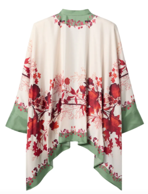 La Double J Foulard Silk Twill Shirt Woodland Placee 5