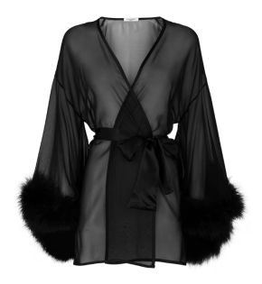 Gilda & Pearl Diana Sheer Silk Robe 4