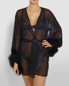 Gilda & Pearl Diana Sheer Silk Robe 3