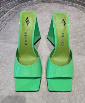 The Attico Green Devon Mules 7
