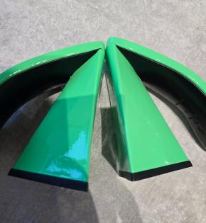 The Attico Green Devon Mules 6