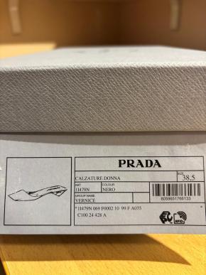 Prada Black Heeled Mules 8