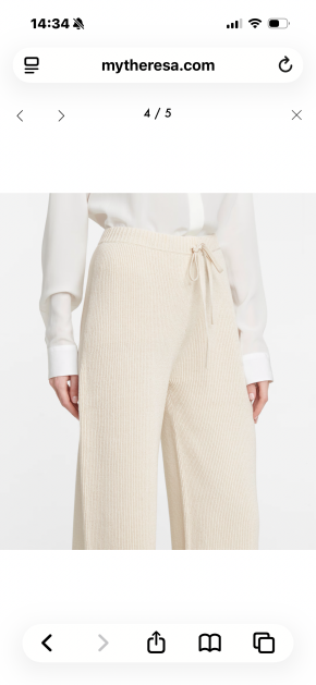 Joseph Coton Knit Pants 6
