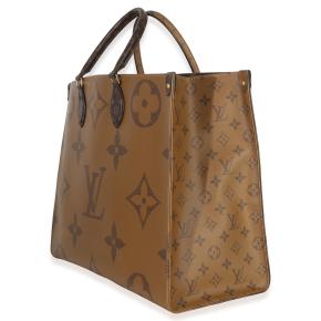 Louis Vuitton Brown  Reverse Monogram Canvas Onthego GM 4