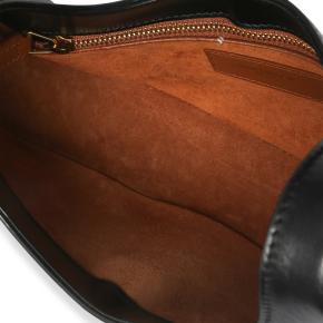 Saint Laurent Smooth Black Calfskin Le Fermoir Hobo 5