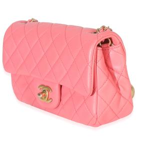 Chanel  Quilted Lambskin Pearl Crush Mini Rectangular Flap Bag 4