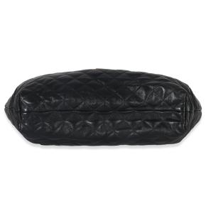 Saint Laurent  Quilted Black Lambskin Maxi Icare Shopping Tote 7