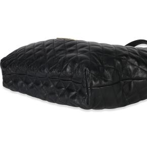 Saint Laurent  Quilted Black Lambskin Maxi Icare Shopping Tote 6