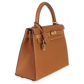 Hermès Gold Epsom Sellier Kelly 25 GHW 2