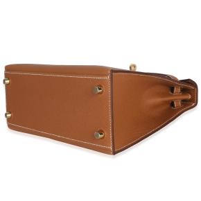 Hermès Gold Epsom Sellier Kelly 25 GHW 6