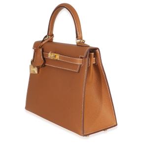 Hermès Gold Epsom Sellier Kelly 25 GHW 3