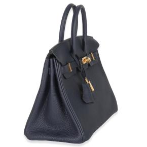 Hermès Togo Birkin 25 GHW Bleu nuit 3