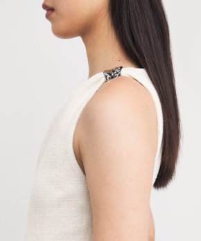 Maje Tweed Flared Mini Dress 4