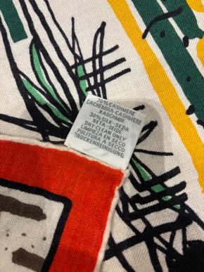 Hermes Rayured D'Ete Cashmere Shawl 5