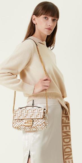 Fendi Fabric FF Baguette 8